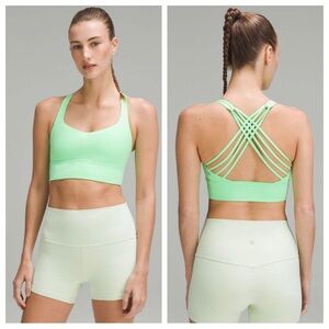 Lululemon Free to Be Longline Bra Wild *Light Support, A/B Cup Pistachio W2DNOS